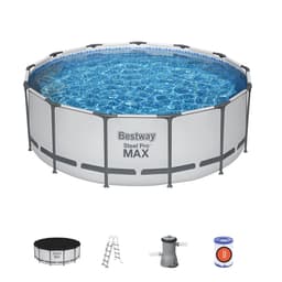 Bovengronds zwembad Steel Pro MAX bovengrondse ronde set van 396x122 cm Bestway 2
