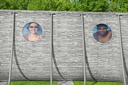 Bovengronds zwembad Power Steel Swim Vista bovengrondse ovale set van 549x274x122 cm steenmotief Bestway 5