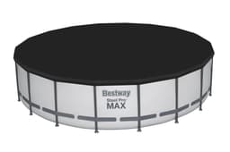 Bovengronds zwembad Steel Pro MAX bovengronds rond set van 549x122 cm lichtgrijs Bestway 6