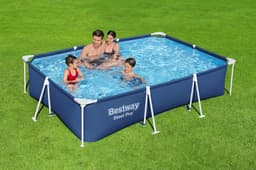 Bovengronds zwembad Steel Pro bovengrondse rechthoekige set van 300x201x66 cm Bestway 4