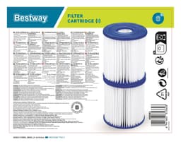 Accessoires Bestway Type I Filterpatroon Bestway 6