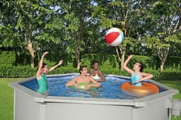 Bovengronds zwembad Bestway Hydrium Ronde Bovengrondse Zwembad Set met Stalen Wanden 3,66 m x 1,22 m Bestway 7