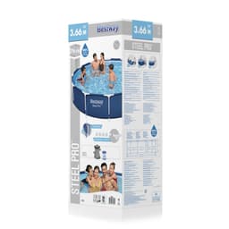 Bovengronds zwembad Steel Pro bovengrondse ronde set van 366x76 cm Bestway 9