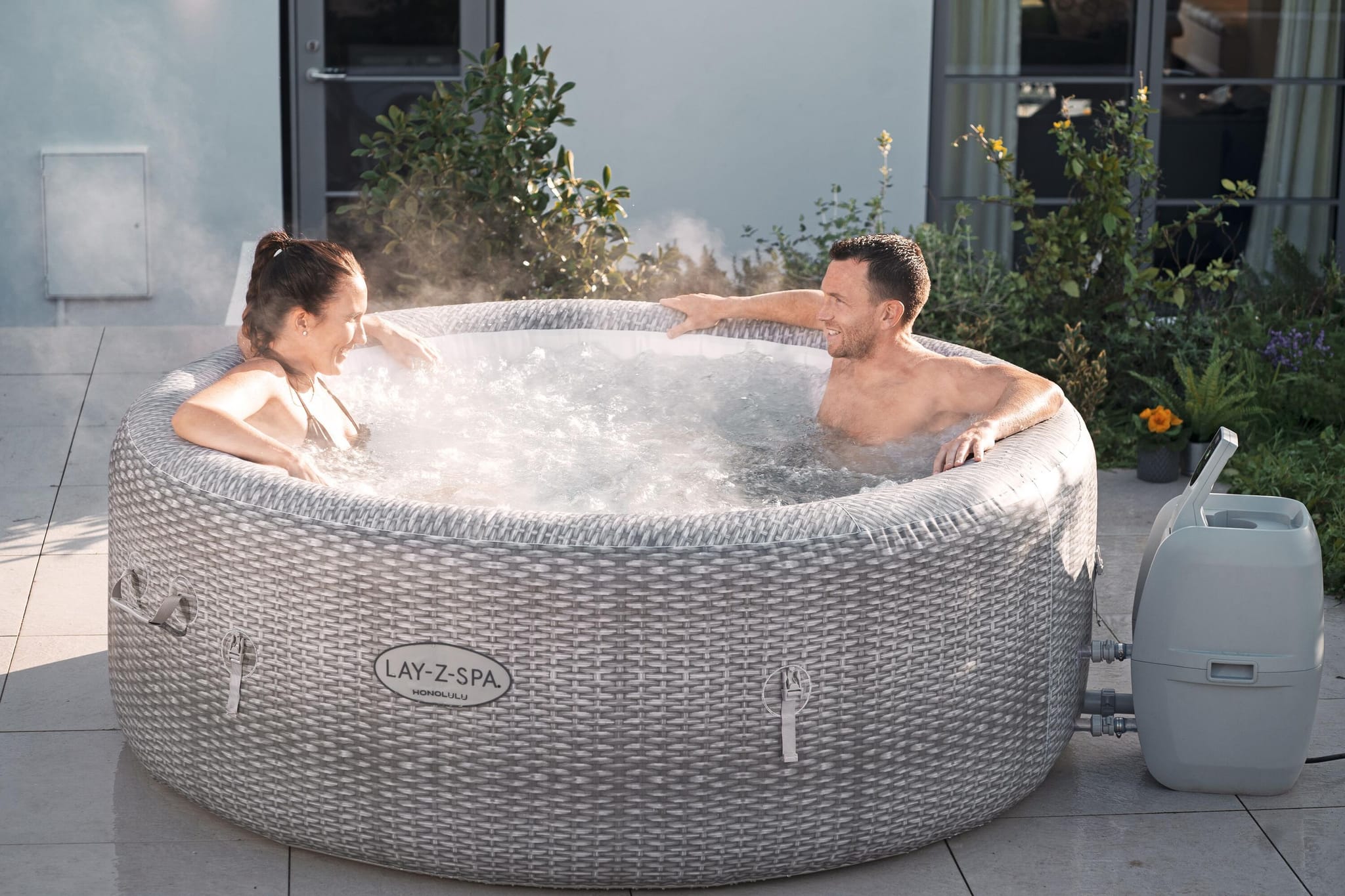 Opblaasbare bubbelbaden Lay-Z Spa Lay-Z-Spa Honolulu AirJet opblaasbare spa 4-6 personen Bestway 3