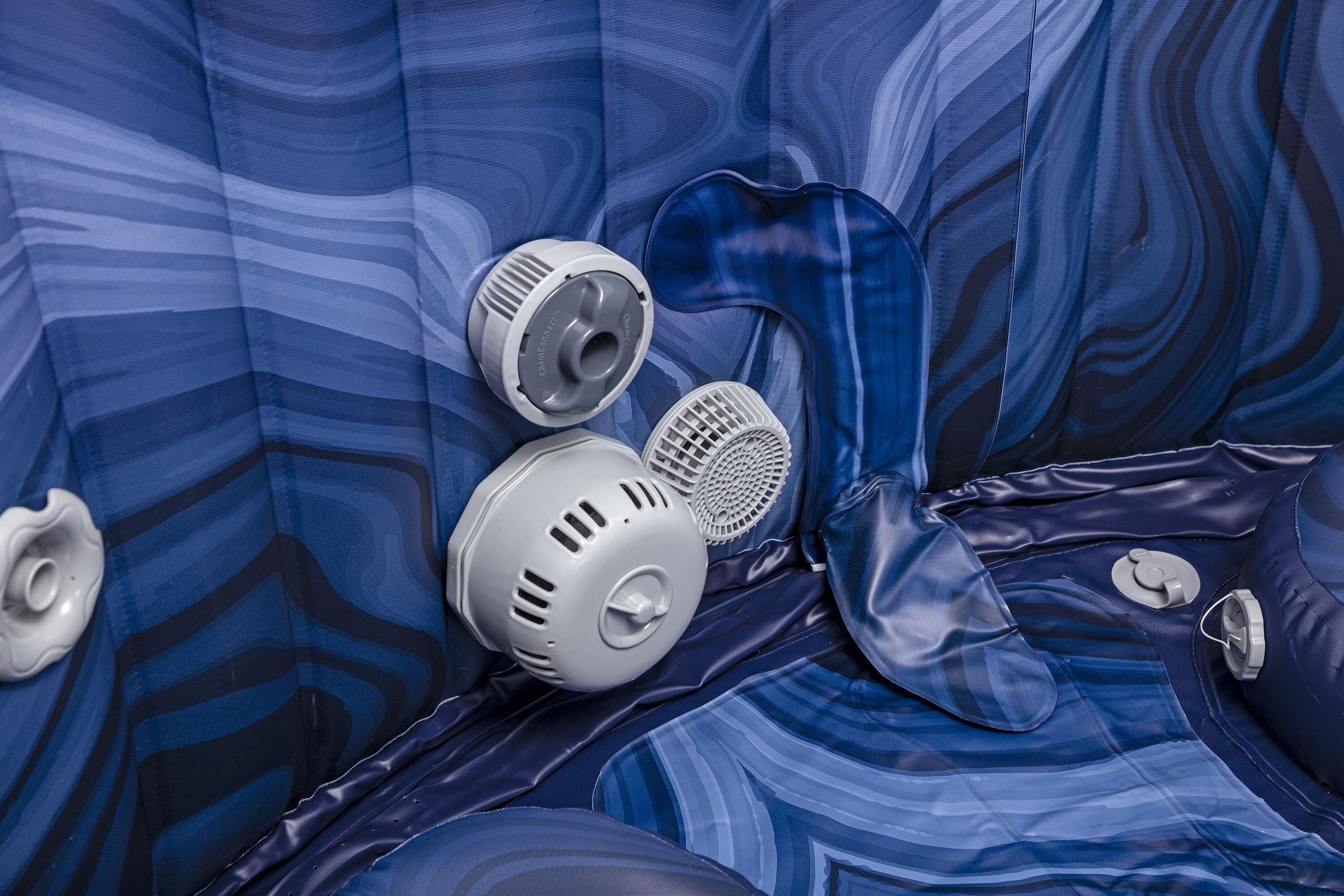 Opblaasbare bubbelbaden Lay-Z Spa Lay-Z-Spa Santorini HydroJet Pro opblaasbare spa 5-7 personen Bestway 6