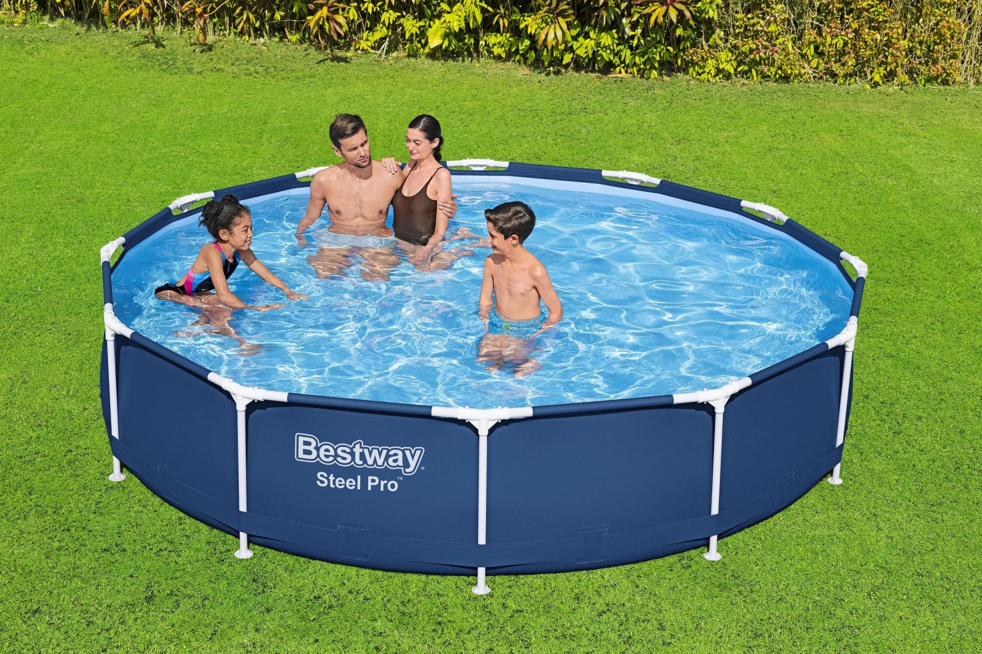 Bovengronds zwembad Steel Pro bovengronds rond zwembad van 366x76 cm Bestway 4