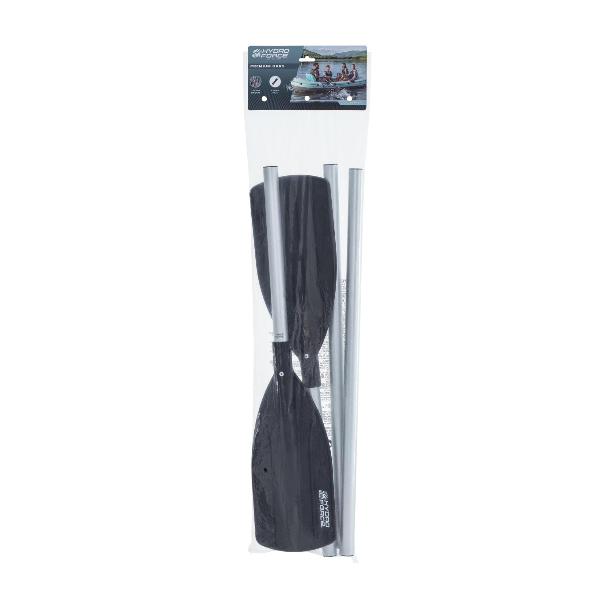 SUP en kajak Hydro Force Premium Aluminium Roeispanen & Converteerbare Peddel Set 1,45 m (1 Paar) Bestway 3