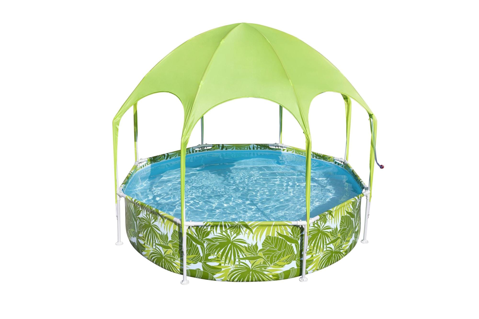 Opblaasbare spullen voor kinderen Bestway Splash-in-Shade Rond Bovengronds Zwembad met UV Careful Zonnescherm Bestway 1