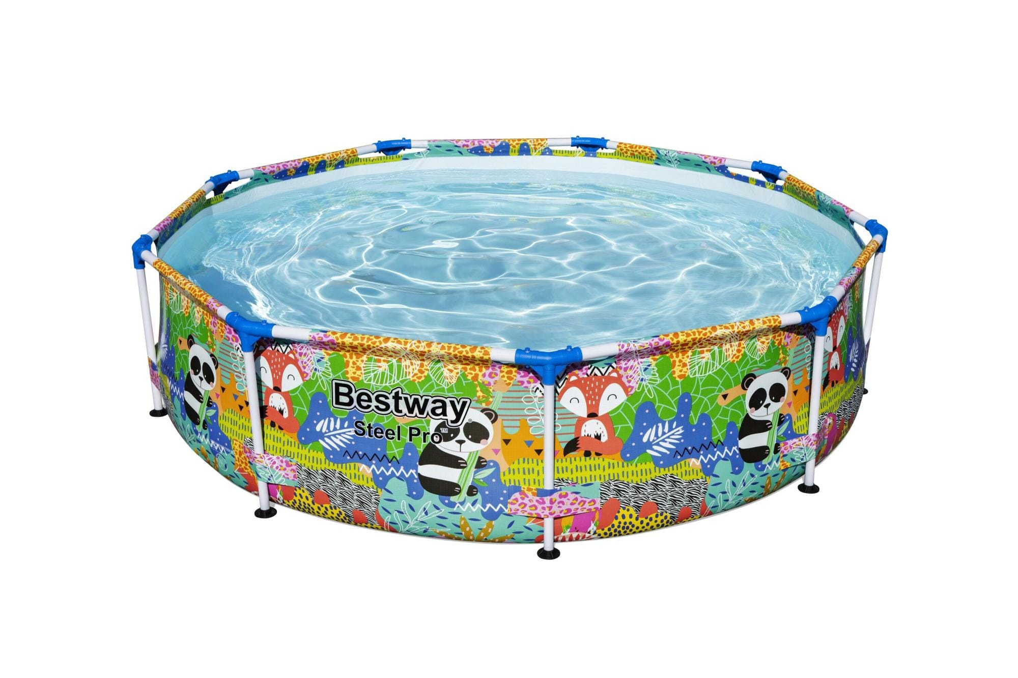 Bovengronds zwembad Bovengronds rond zwembad Steel Pro Animal Look van 274x66 cm Bestway 1