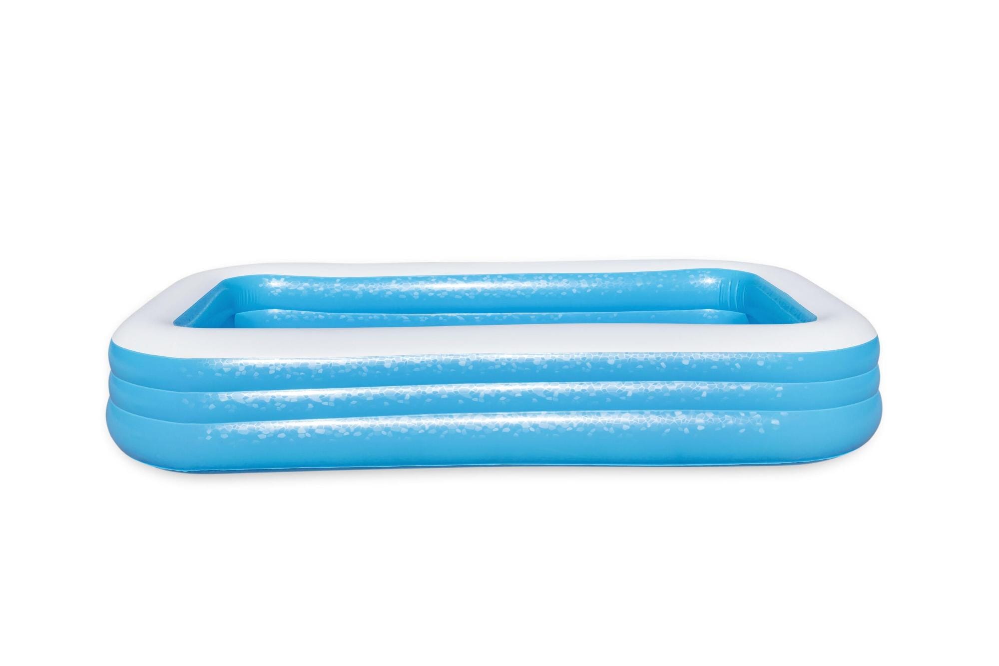 Opblaasbare spullen voor kinderen Bestway Blauw Rechthoekig Opblaasbaar Familiezwembad 3,05 m Bestway 8