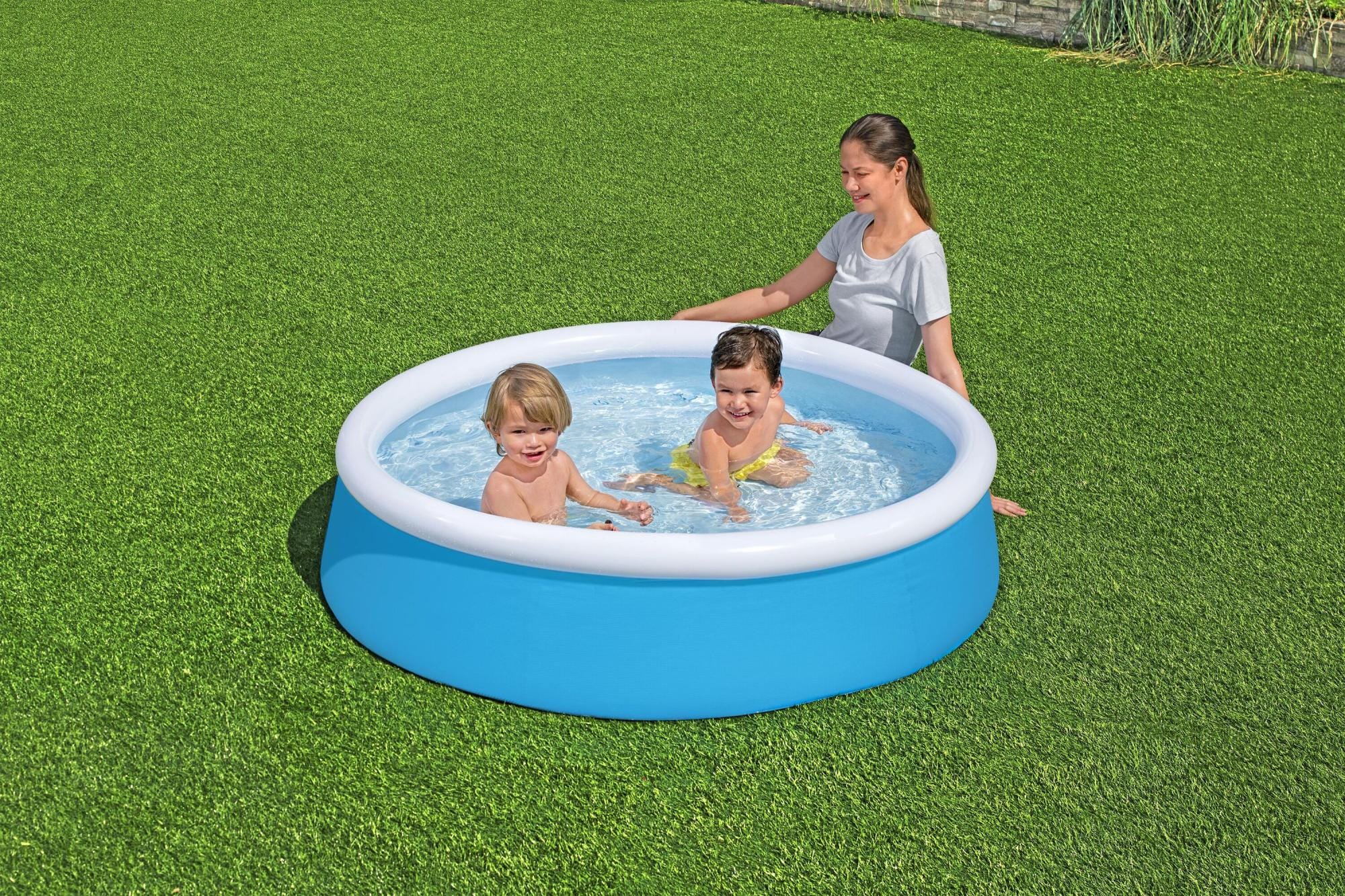 Opblaasbare spullen voor kinderen Bestway My First Fast Set Rond Opblaasbaar Zwembad 1,52 m x 38 cm Bestway 2