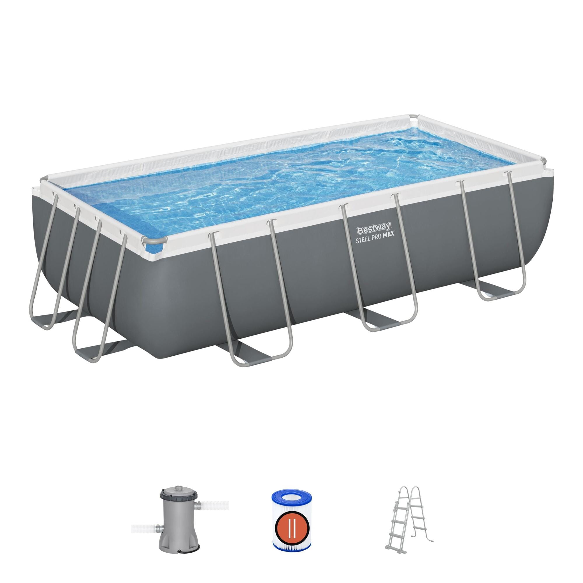 Bovengronds zwembad Bestway Steel Pro MAX Bovengrondse Zwembad Set 4,04 m x 2,01 m x 1,00 m Bestway 1