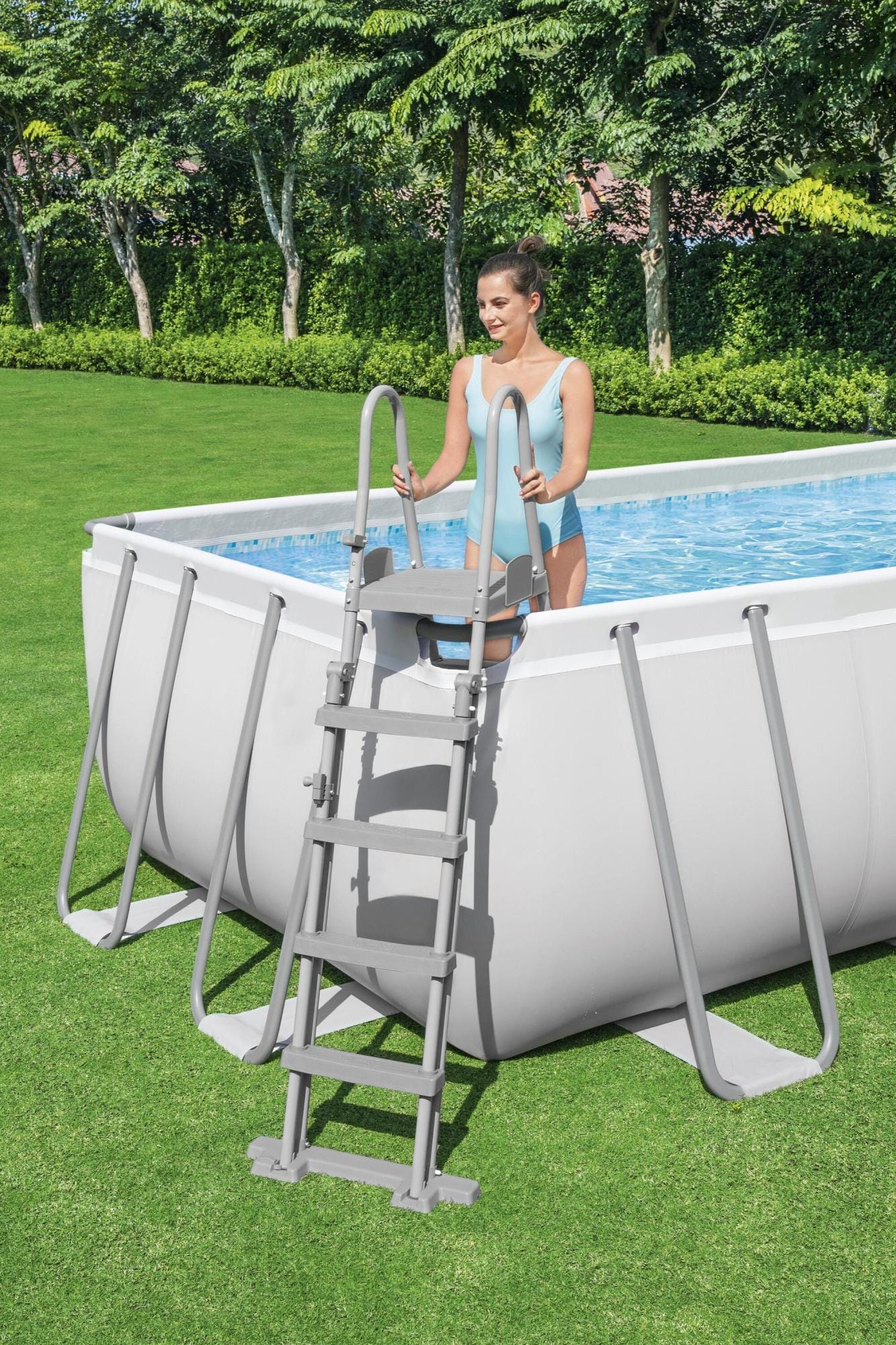 Bovengronds zwembad Bestway Power Steel Bovengronds Zwembad Set 6,40 m x 2,74 m x 1,32 m Bestway 8
