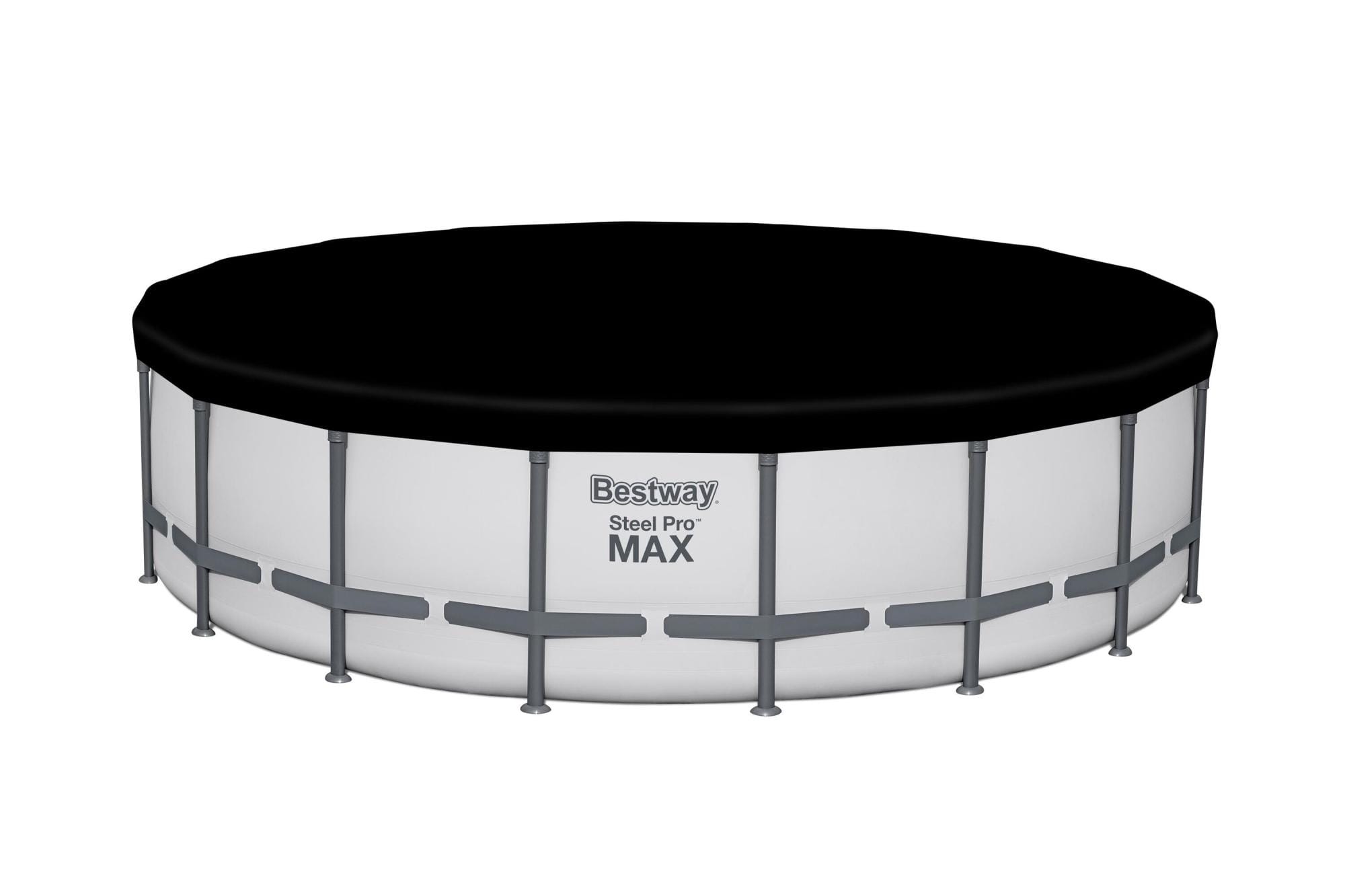 Bovengronds zwembad Set Steel Pro MAX rond bovengronds zwembad van 549x132 cm Bestway 7