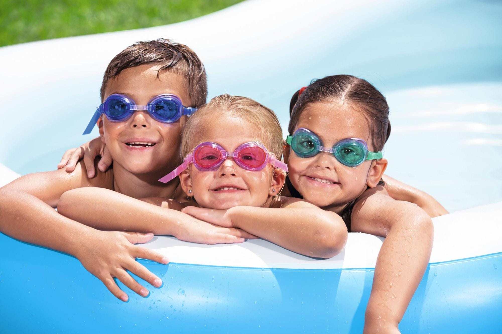 Opblaasbare spullen voor kinderen Bestway Big Lagoon Opblaasbaar Familiezwembad 2,62 m x 1,57 m x 46 cm Bestway 10