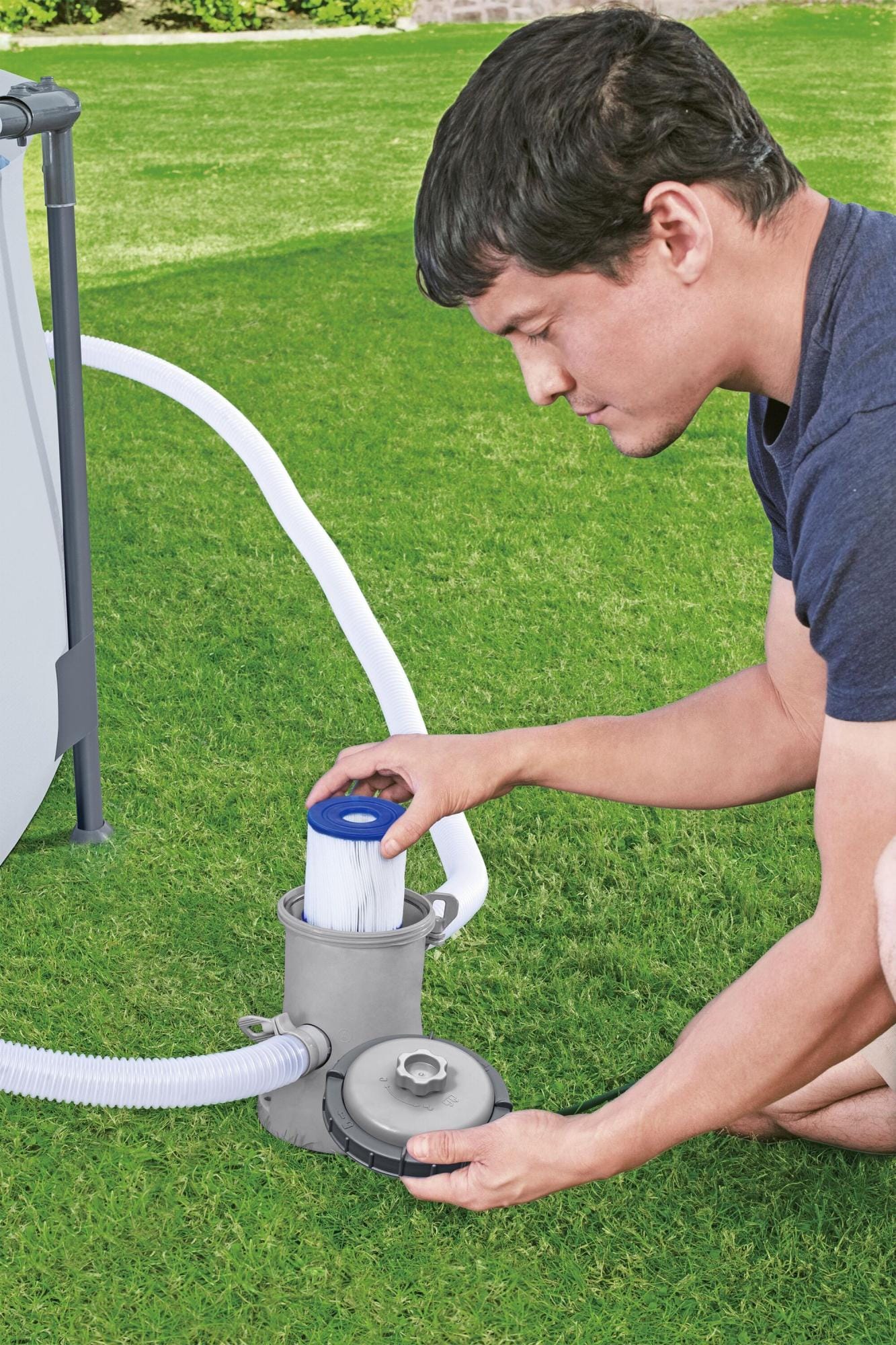 Accessoires Bestway 1.249 L Bovengrondse Zwembad Filterpomp Bestway 1