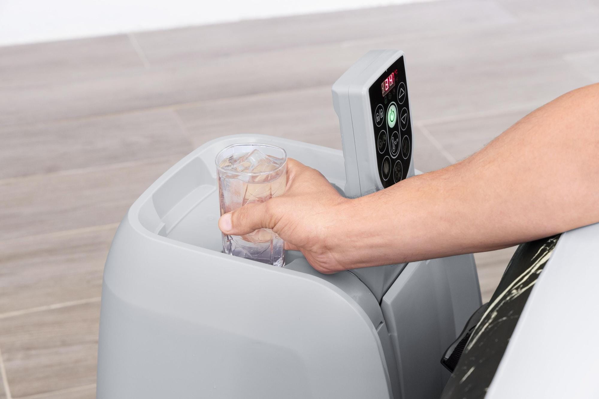 Opblaasbare bubbelbaden Lay-Z Spa Lay-Z-Spa Hollywood Luxe AirJet  Opblaasbare Spa met Ledverlichting voor 4-6 Personen Bestway 12