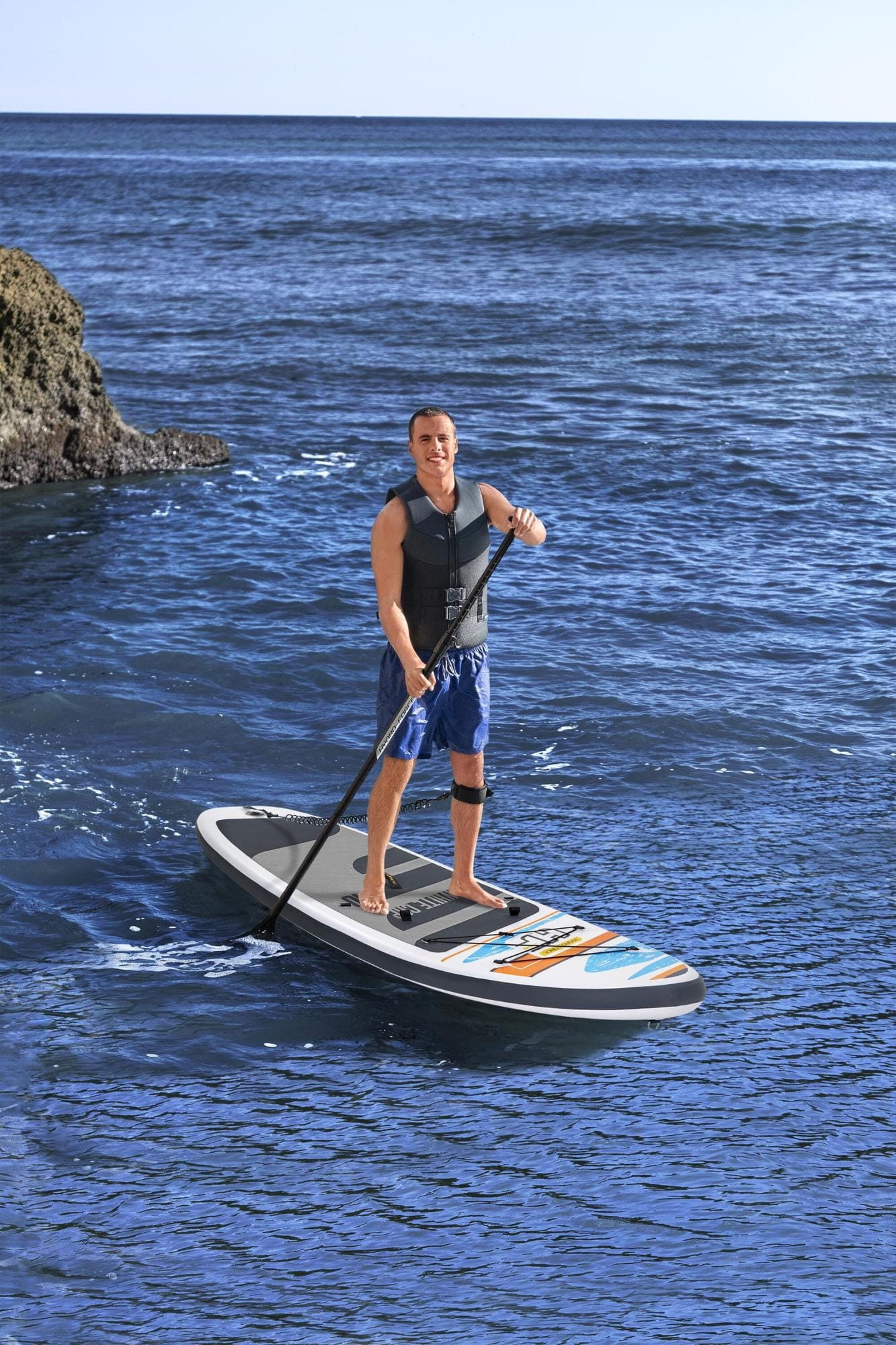 SUP en kajak White Cap convertibile opblaasbaar SUP-board van 305x84 cm Bestway 5
