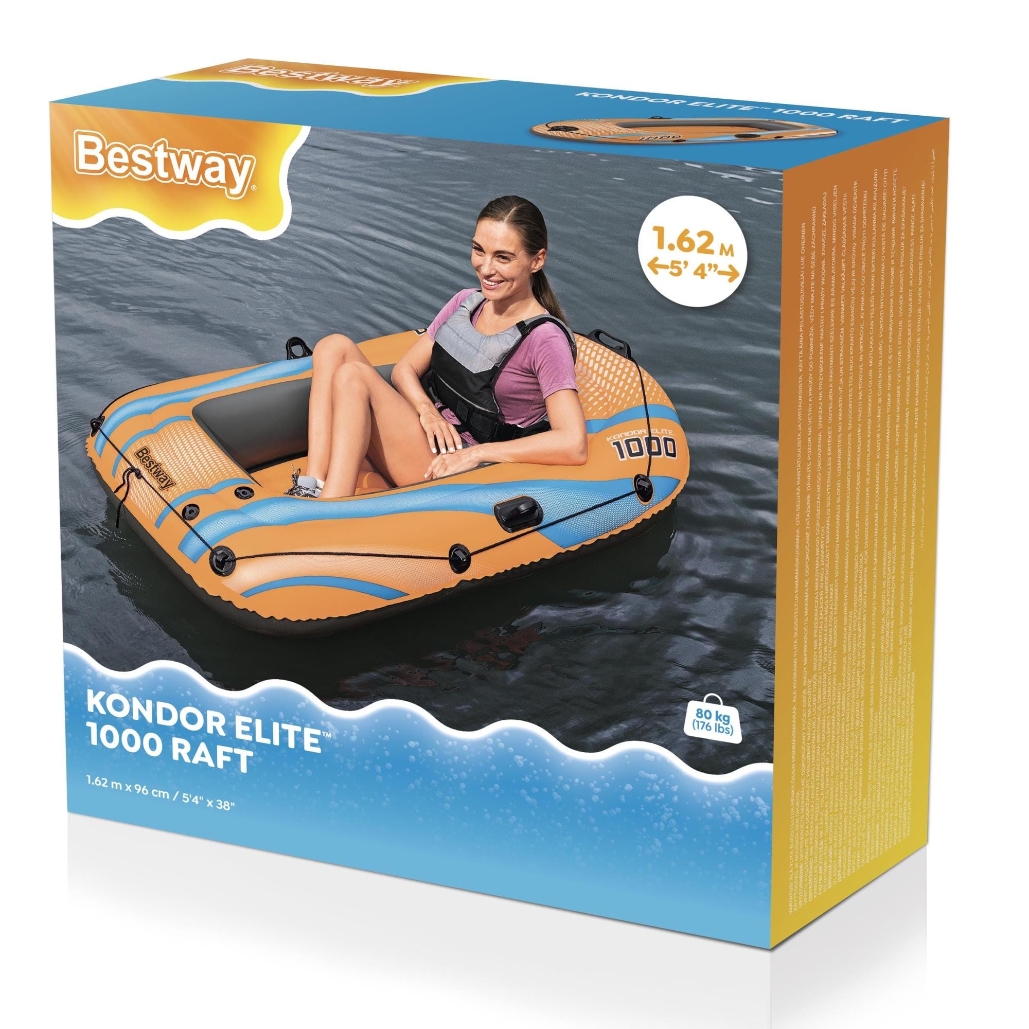 SUP en kajak Bestway Kondor Elite 1000 Opblaasbaar Raft 1,62 m x 96 cm Bestway 8