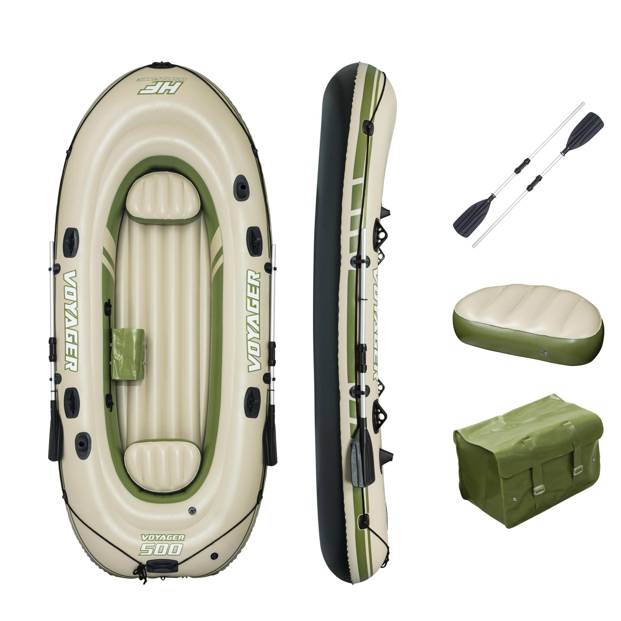 SUP en kajak Hydro-Force Voyager 500-set met opblaasboot Bestway 1