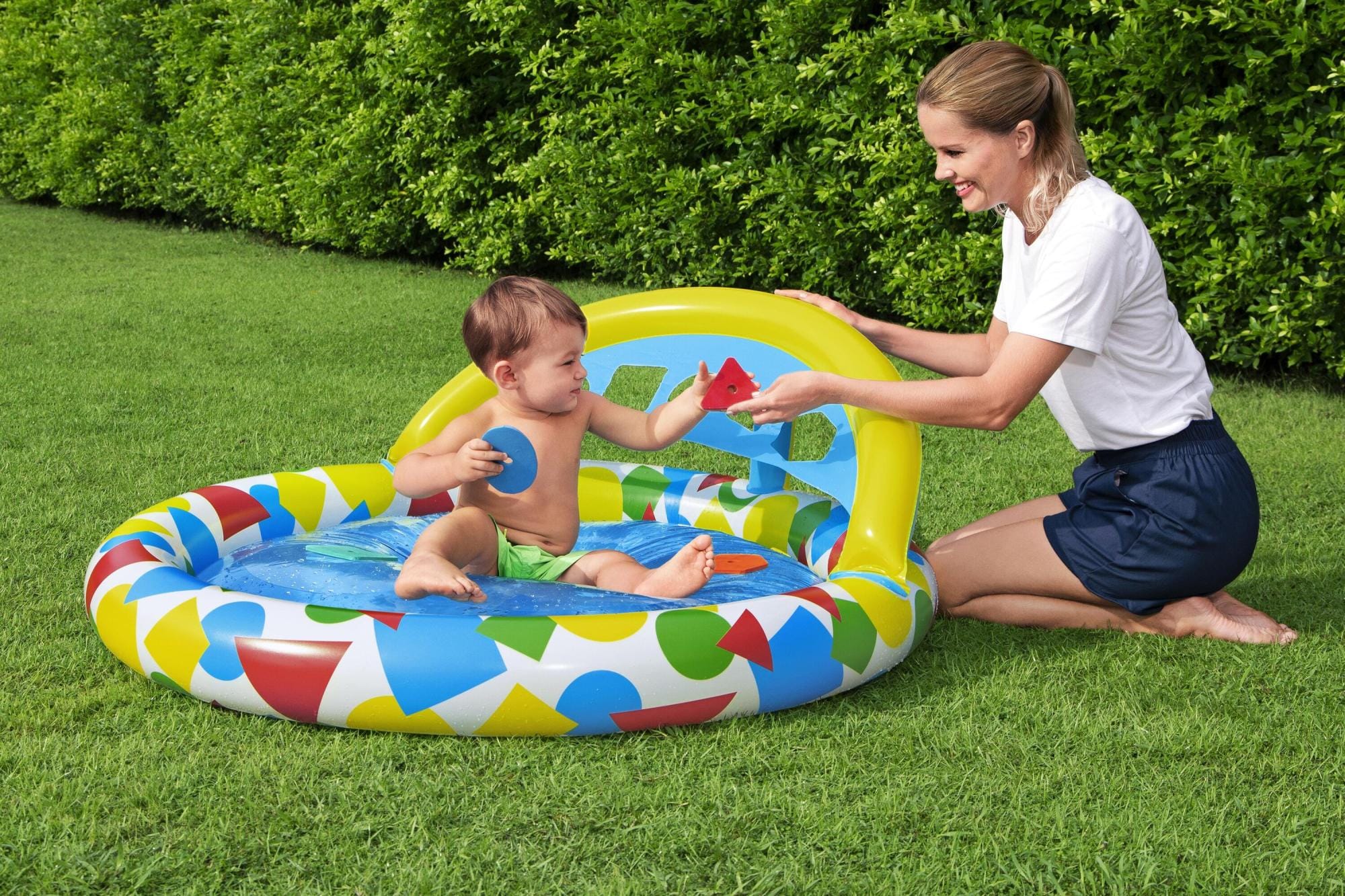 Opblaasbare spullen voor kinderen Bestway Lil' Splash & Learn Opblaasbaar Babyzwembad 1,20 m x 1,17 m x 46 cm Bestway 8