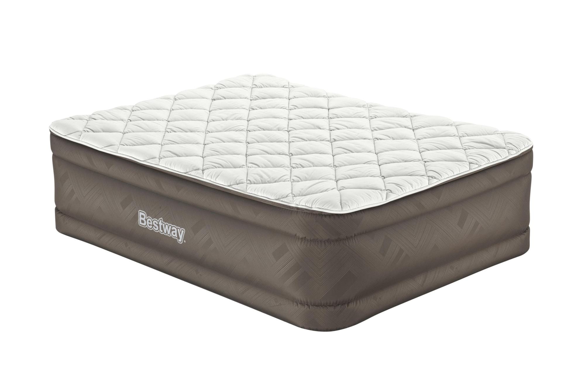 Luchtbed Bestway Fortech Queen Luchtmatras met Duvet Matrasoplegger en Ingebouwde Elektrische Pomp  2,03 m x 1,52 m x 51 cm Bestway 1