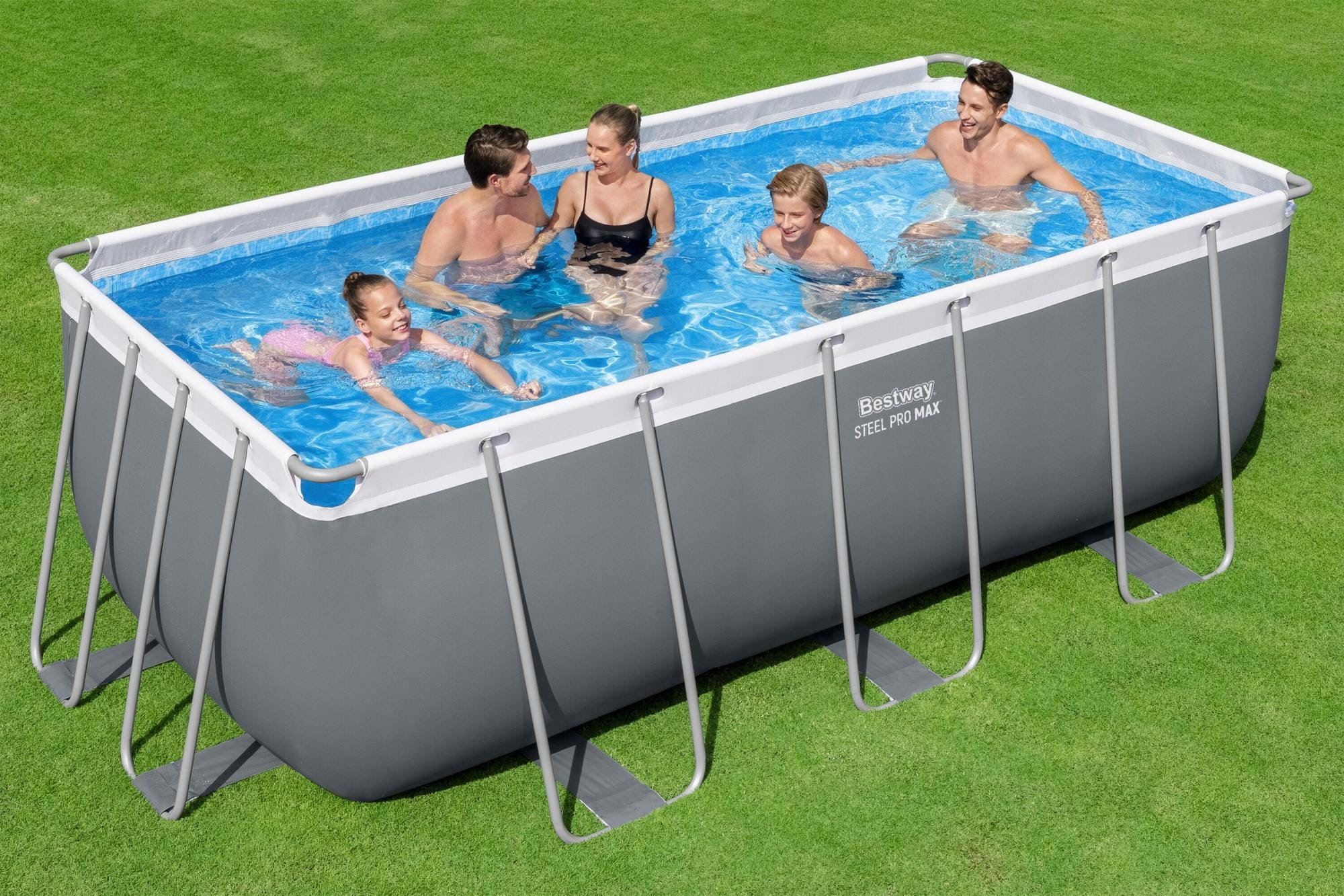 Bovengronds zwembad Bestway Steel Pro MAX Bovengrondse Zwembad Set 4,12 m x 2,01 m x 1,22 m Bestway 3