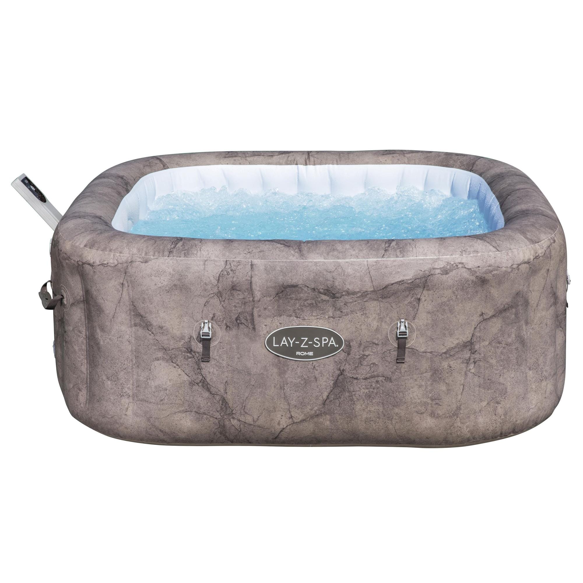 Opblaasbare bubbelbaden Lay-Z Spa Lay-Z-Spa Rome Energy-Efficient Smart AirJet Opblaasbare Spa met App Bediening 4-6 Personen Bestway 1