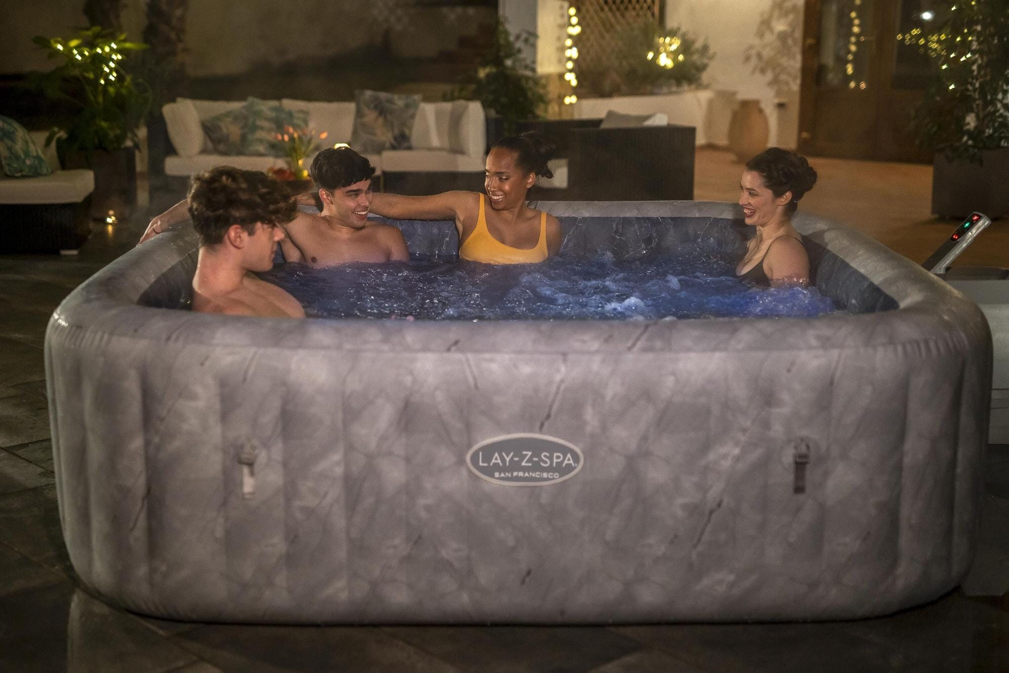 Opblaasbare bubbelbaden Lay-Z Spa Lay-Z-Spa San Francisco HydroJet Pro opblaasbare spa 5-7 personen Bestway 5