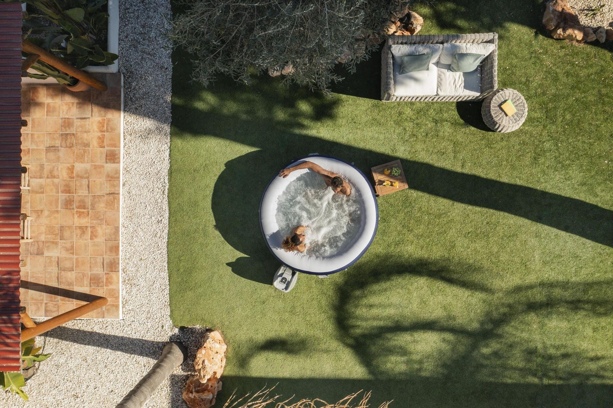 Opblaasbare bubbelbaden Lay-Z Spa Lay-Z-Spa Miami Energy-Efficient AirJet Opblaasbare Spa 2-4 Personen Bestway 12