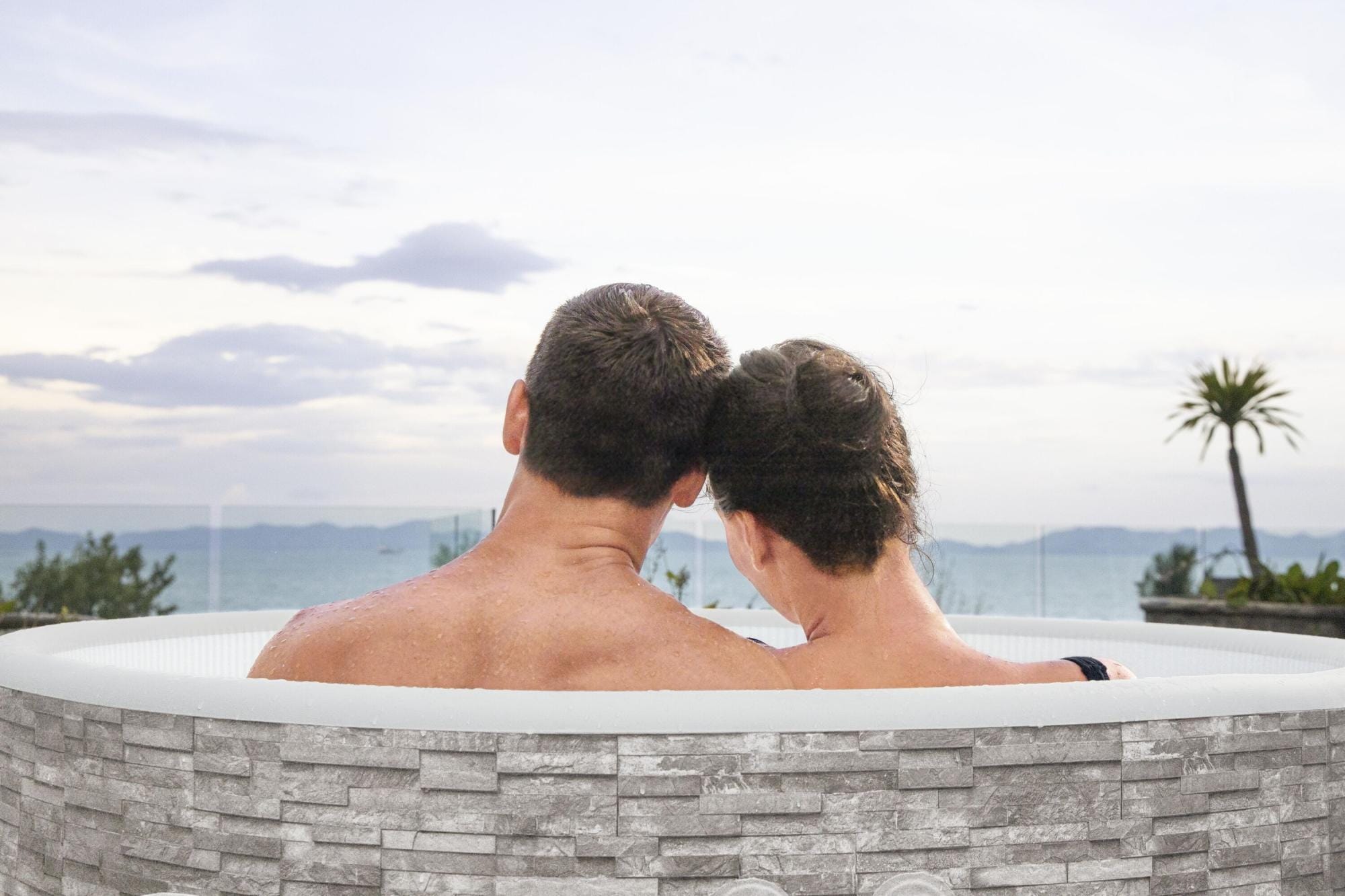 Opblaasbare bubbelbaden Lay-Z Spa Lay-Z-Spa Vancouver AirJet Plus opblaasbare spa 3-5 personen Bestway 1