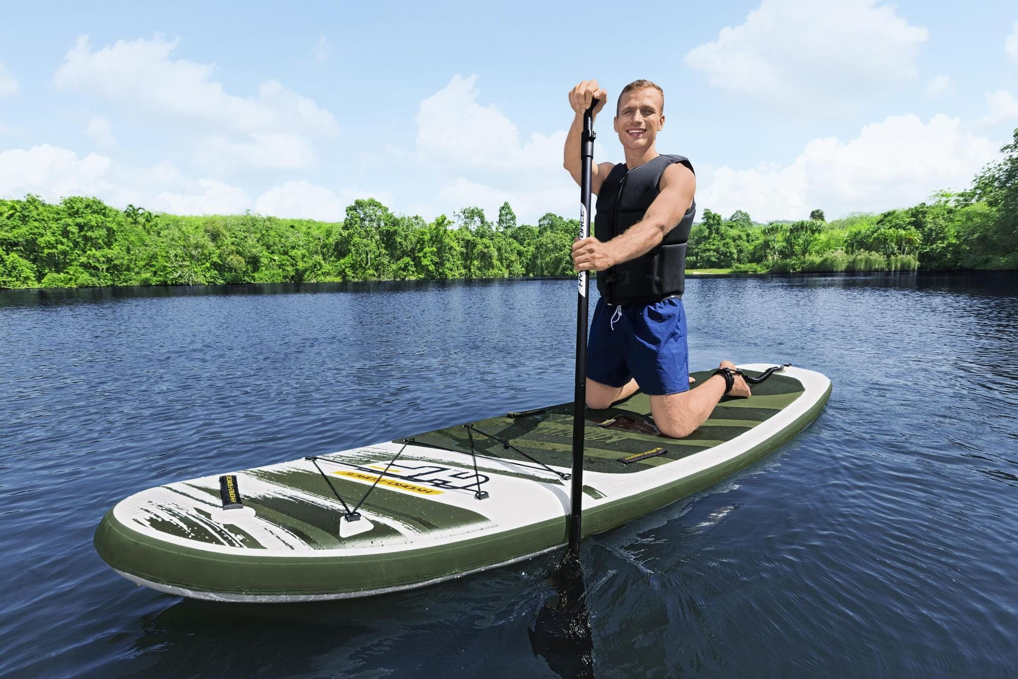 SUP en kajak Kahawai opblaasbaar SUP-board van 310x86 cm Bestway 3