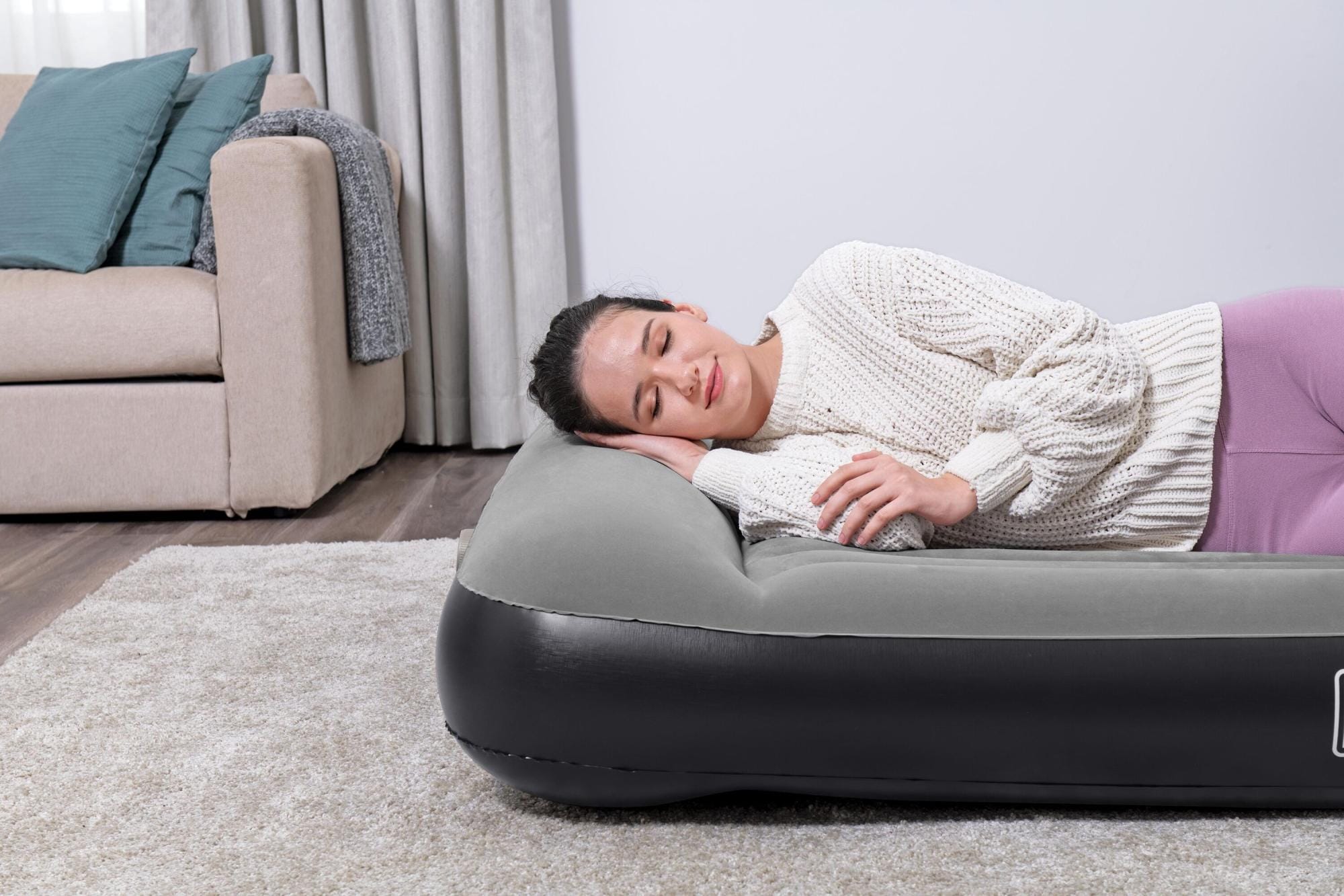 Luchtbed Bestway Tritech Queen Luchtmatras met Ingebouwde AC Pomp 2,03 m x 1,52 m x 30 cm Bestway 4