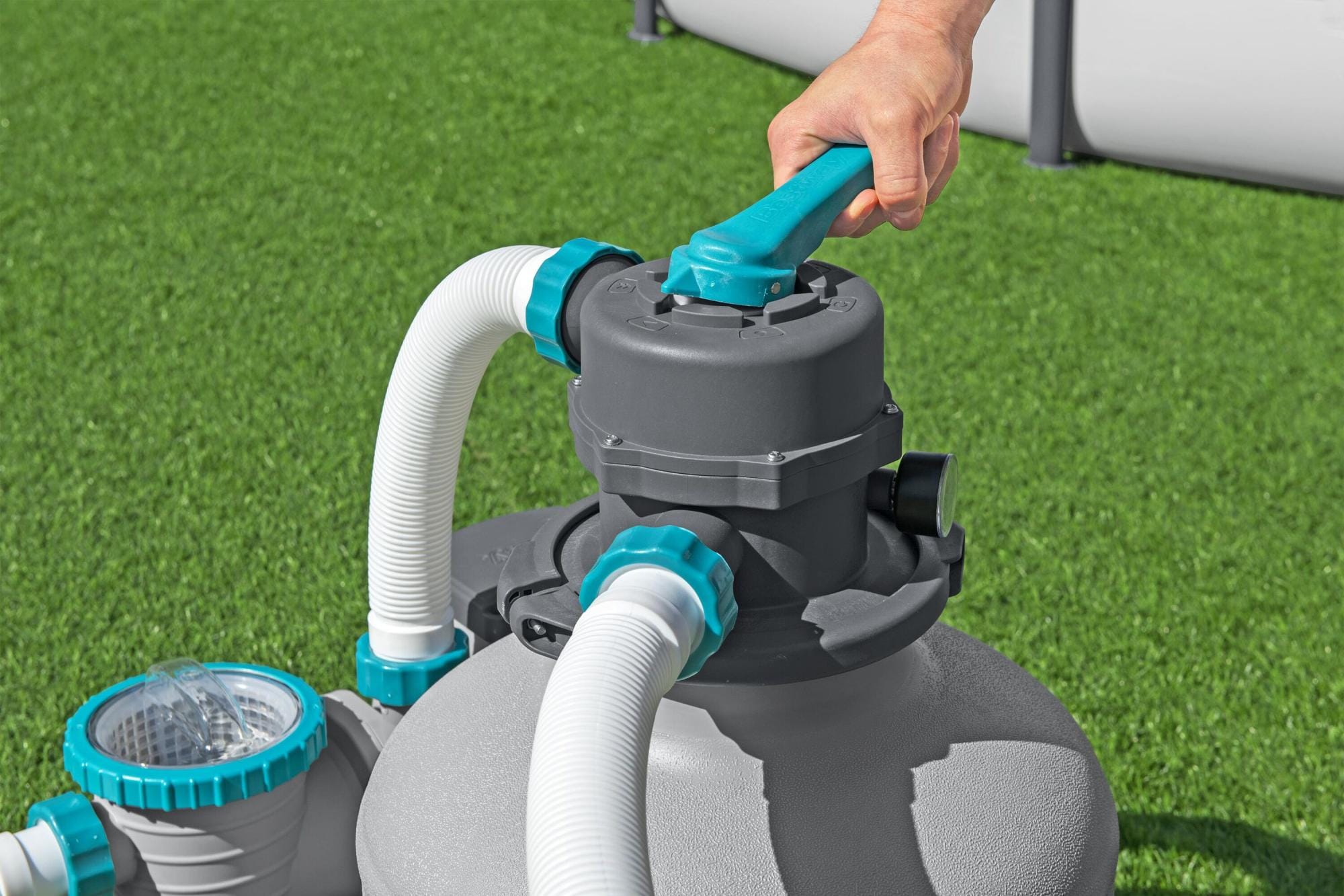 Accessoires Bestway 6.056 L Zandfilterpomp voor Bovengrondse Zwembaden Bestway 8