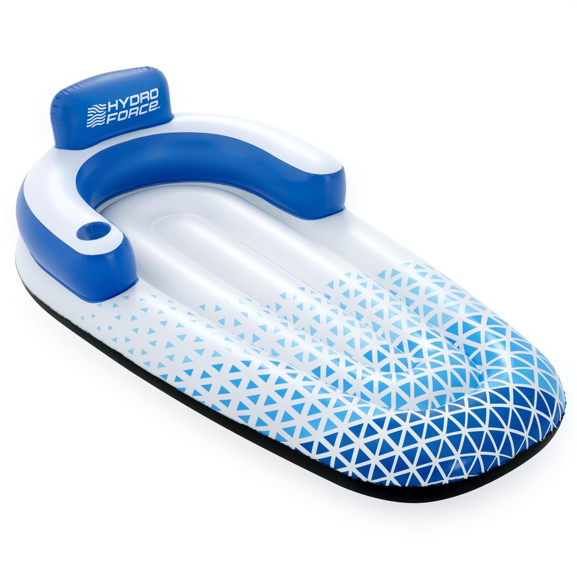 Opblaasbare strandartikelen Hydro Force Indigo Wave Zwembad en Rivier Luchtmatras Lounger 1,83 m Bestway 1