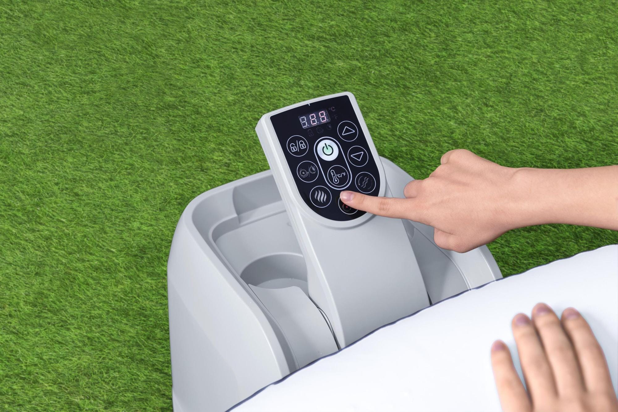 Opblaasbare bubbelbaden Lay-Z Spa Lay-Z-Spa Miami Energy-Efficient AirJet Opblaasbare Spa 2-4 Personen Bestway 8