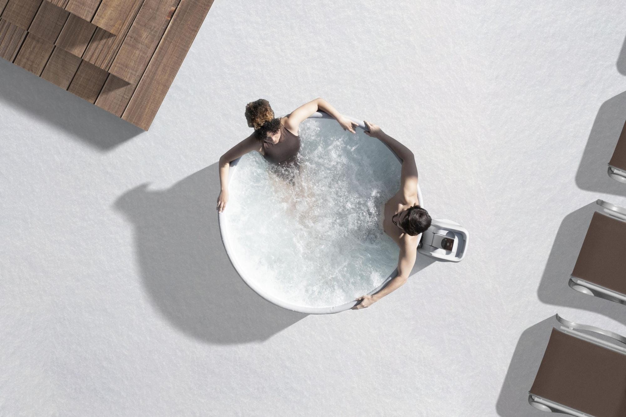 Opblaasbare bubbelbaden Lay-Z Spa Lay-Z-Spa Vancouver AirJet Plus opblaasbare spa 3-5 personen Bestway 4