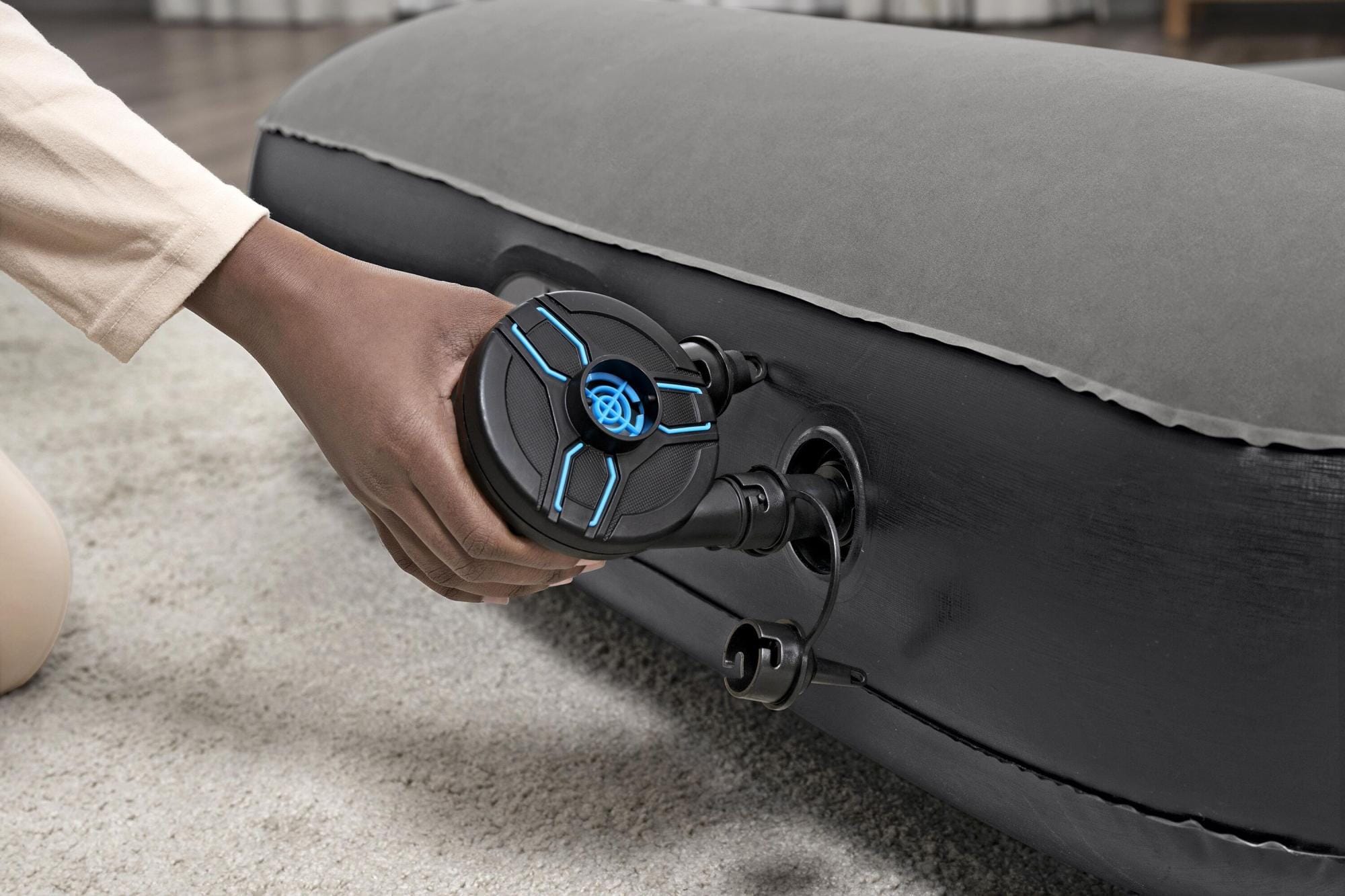 Luchtbed Bestway Tritech Twin Luchtmatras met Ingebouwde USB-Pomp 1,88 m x 99 cm x 30 cm Bestway 13