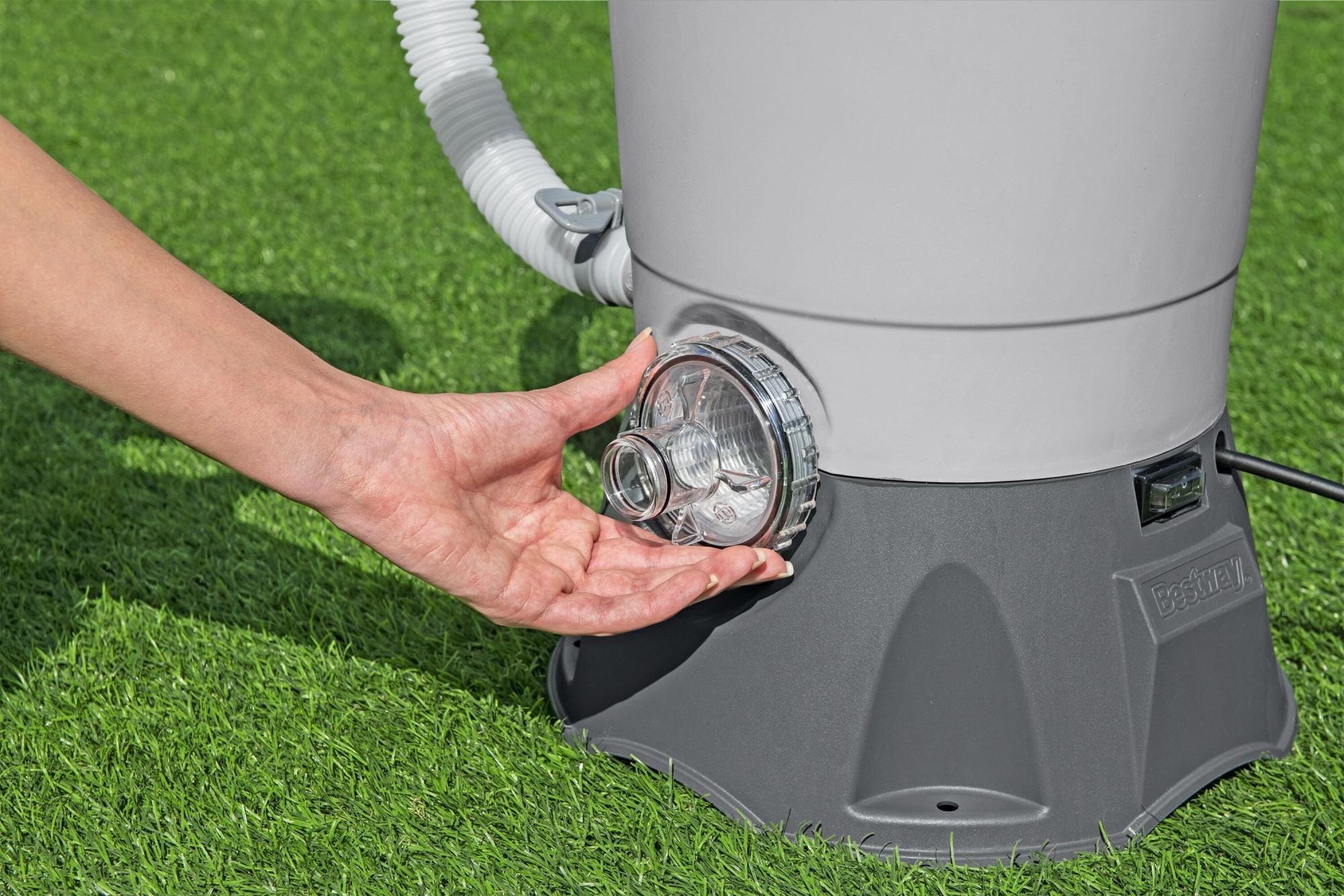 Accessoires Bestway 3.596 L Zandfilterpomp voor Bovengrondse Zwembaden Bestway 4