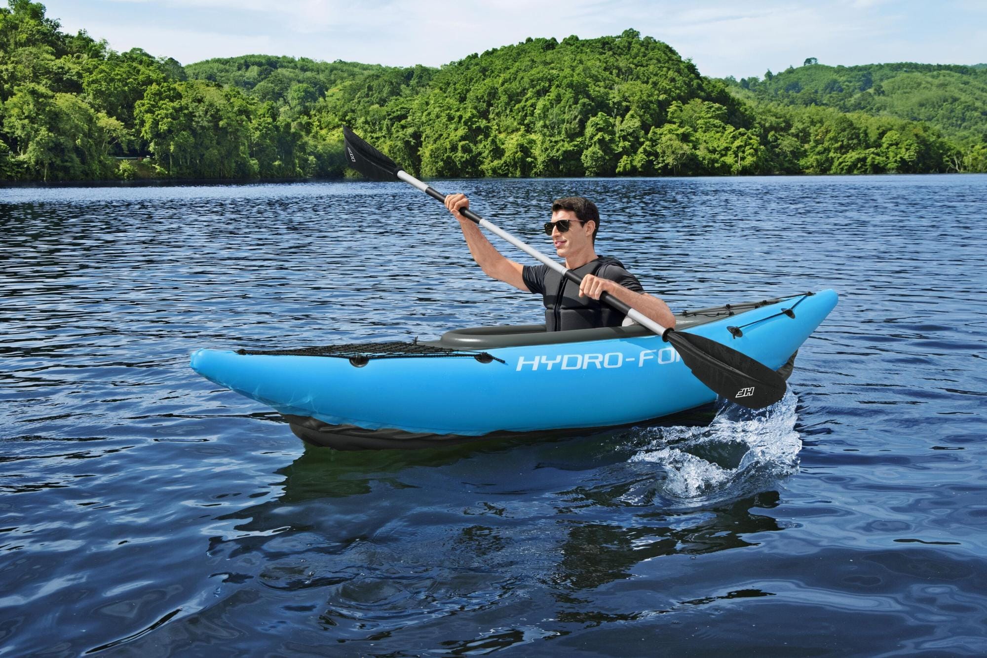 SUP en kajak Cove Champion opblaasbare kayak van 275x81 cm, voor 1 persoon Bestway 5