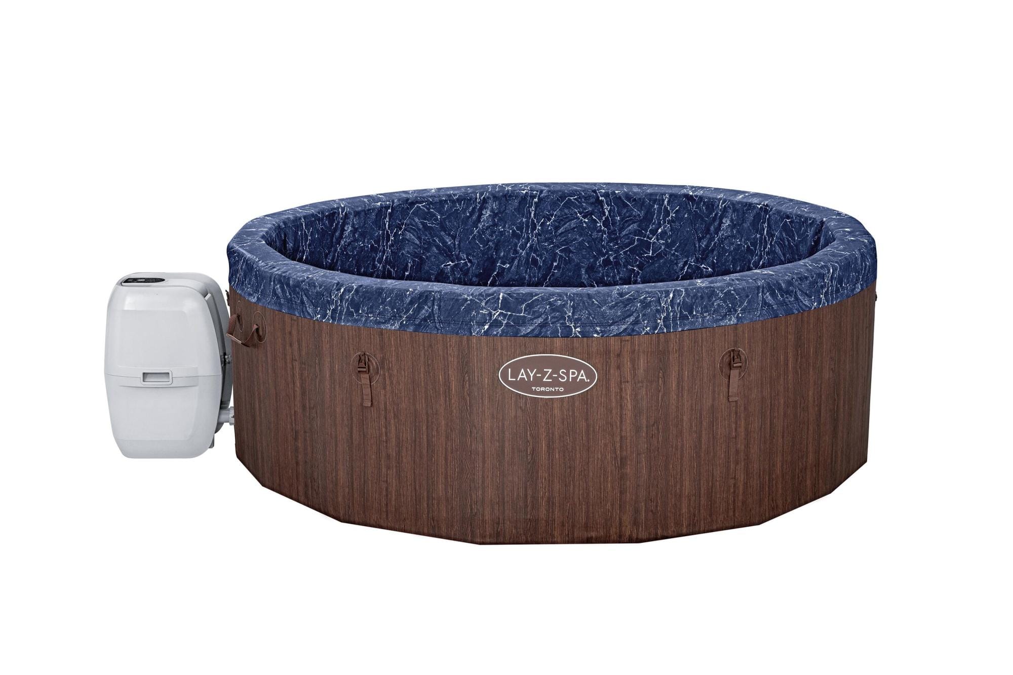 Opblaasbare bubbelbaden Lay-Z Spa Lay-Z-Spa Toronto AirJet Plus opblaasbare spa 5-7 personen Bestway 1