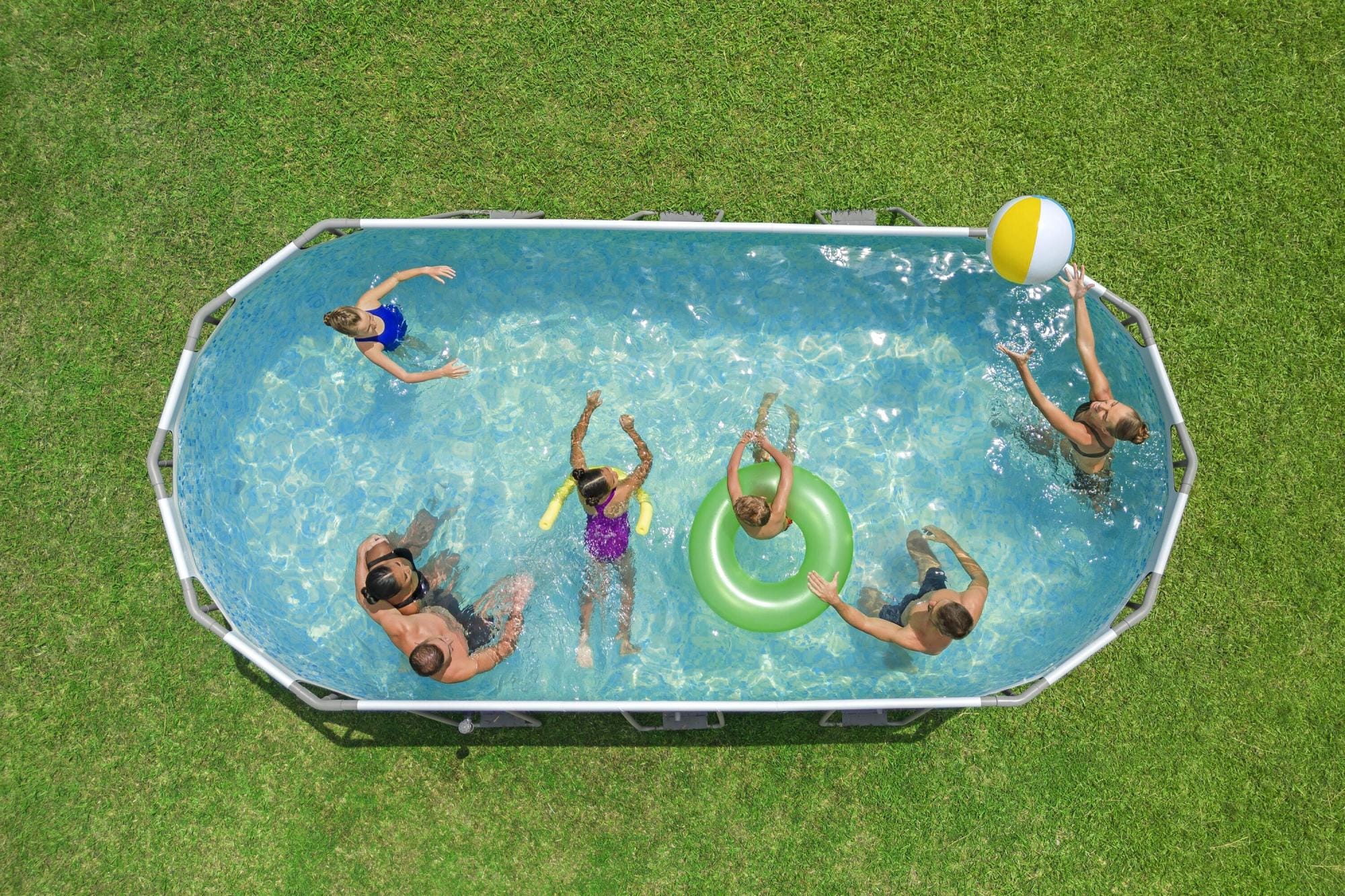 Bovengronds zwembad Bestway Steel Pro MAX Ovaal Bovengrondse Zwembad Set 5,49 m x 2,74 m x 1,22 m Bestway 8