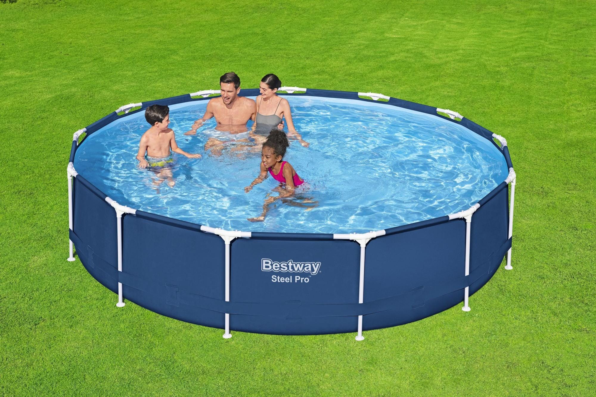 Bovengronds zwembad Steel Pro bovengrondse ronde set van 396x84 cm Bestway 5