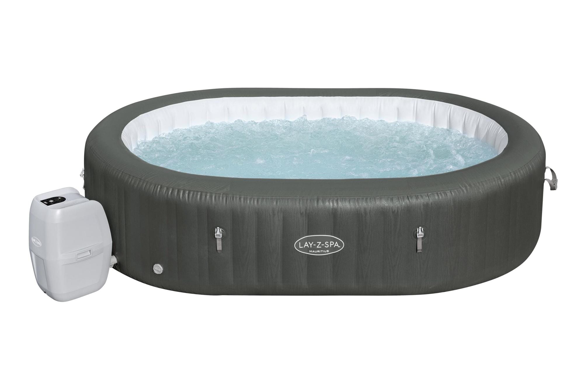 Opblaasbare bubbelbaden Lay-Z Spa Lay-Z-Spa Mauritius Smart AirJet Opblaasbare Spa voor 5-7 Personen Bestway 2