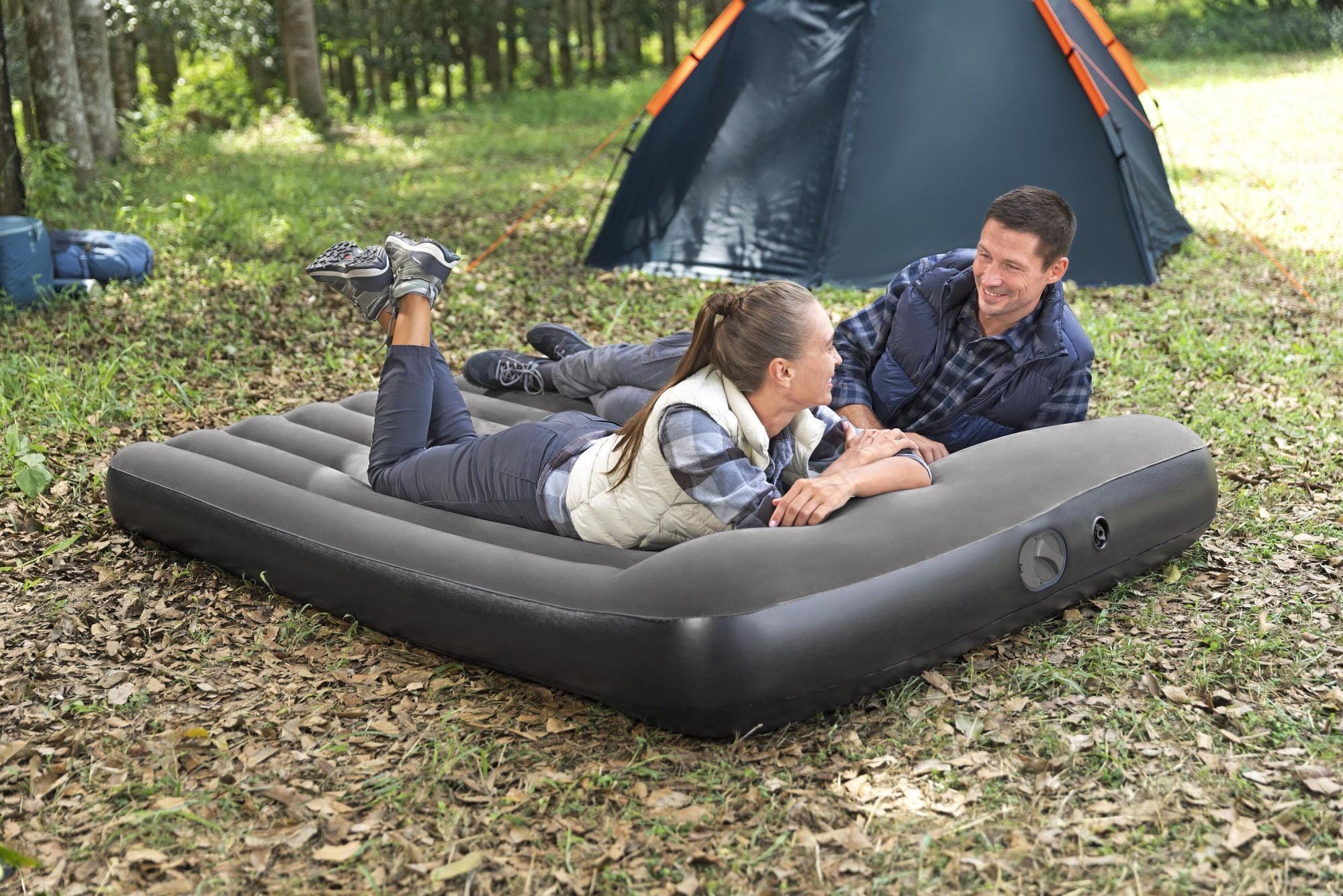 Luchtbed Bestway Tritech Queen Luchtmatras met Ingebouwde USB-Pomp 2,03 m x 1,52 m x 30 cm Bestway 1