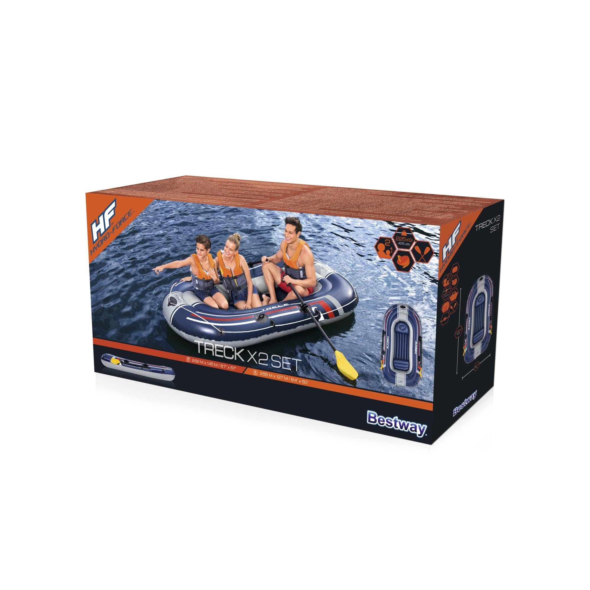SUP en kajak Hydro-Force Treck X2-set met opblaasboot Bestway 14