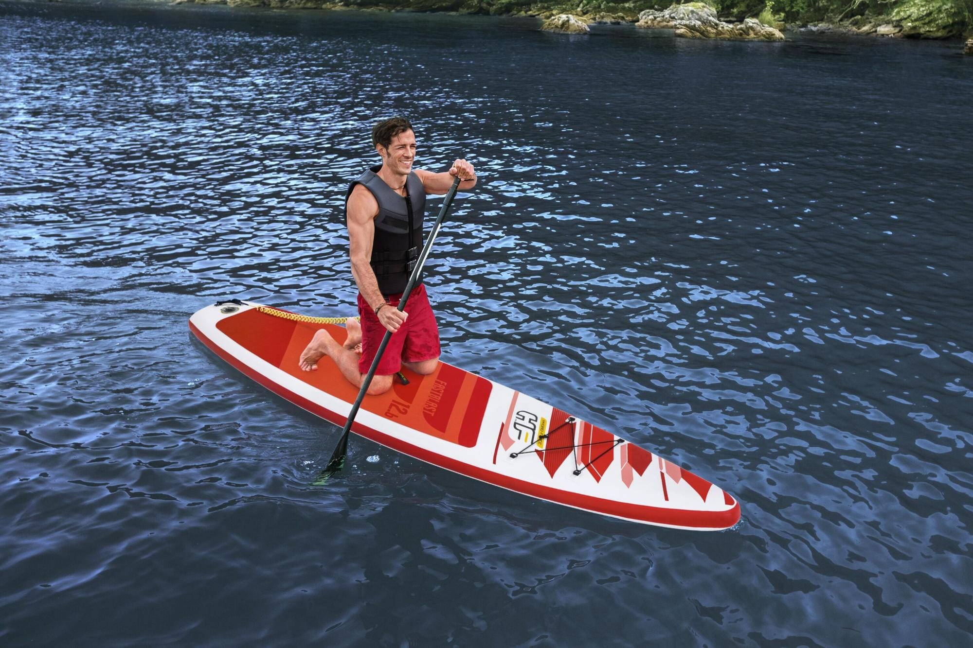 SUP en kajak Hydro-Force Fastblast Tech set met opblaasbaar stand-up paddleboard 3,81 m Bestway 2