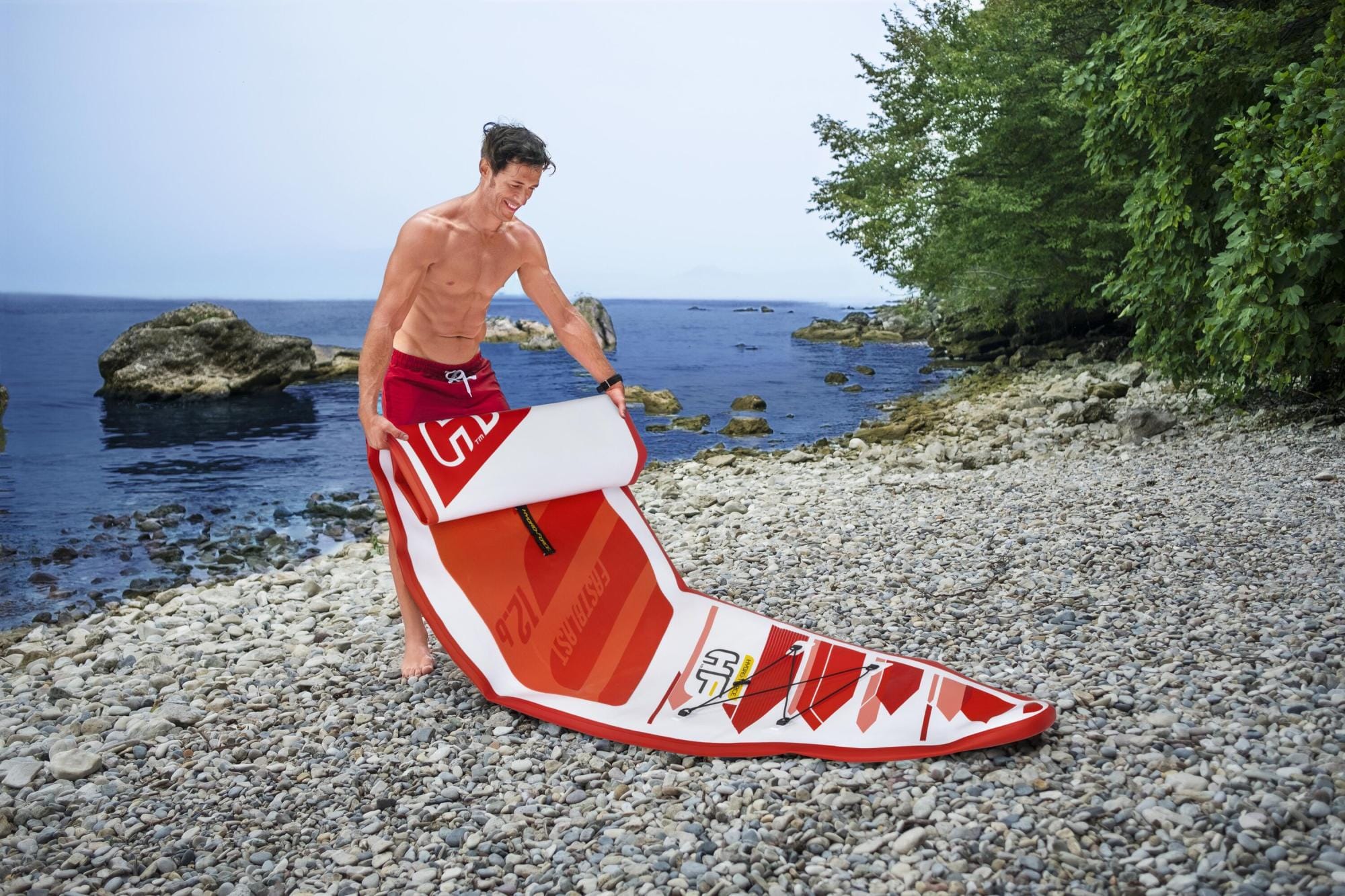 SUP en kajak Hydro-Force Fastblast Tech set met opblaasbaar stand-up paddleboard 3,81 m Bestway 7