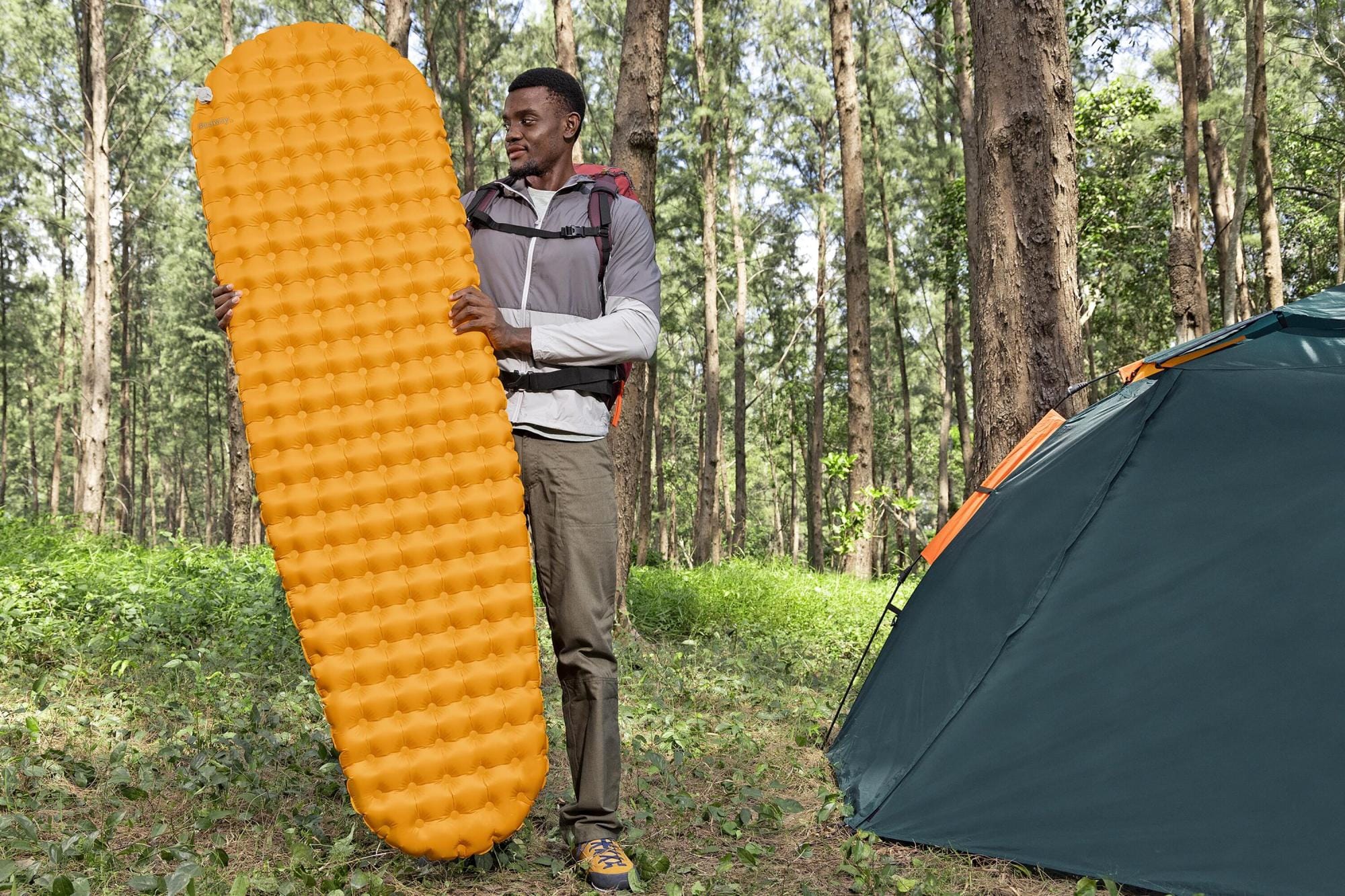 Luchtbed Bestway RidgeLite Geïsoleerde Standaard Mummy Slaapmat Bestway 9