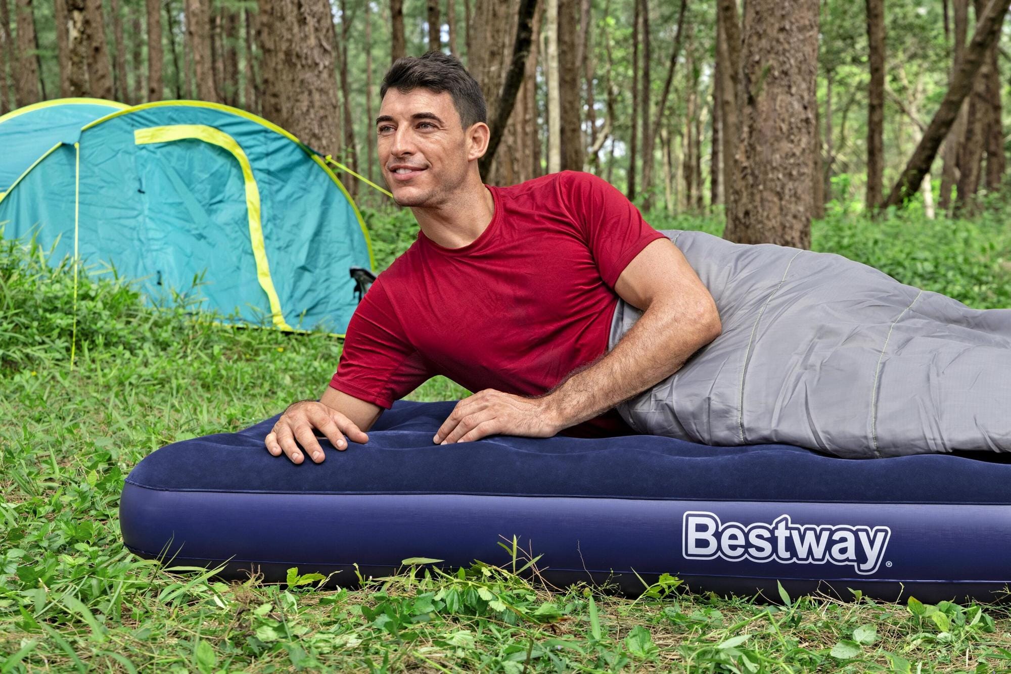 Luchtbed Bestway Dubbele Luchtmatras 1,88 m x 99 cm x 22 cm Bestway 9